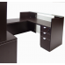 U Shape Reception Desk with Hutch